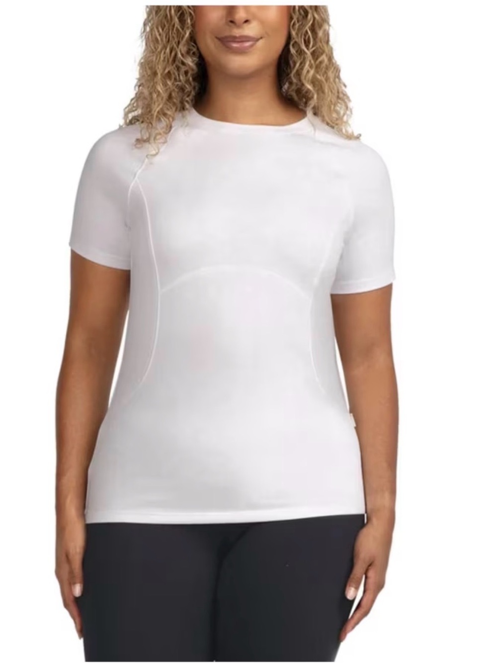 Spyder Women’s White Short-Sleeve Performance Top size small